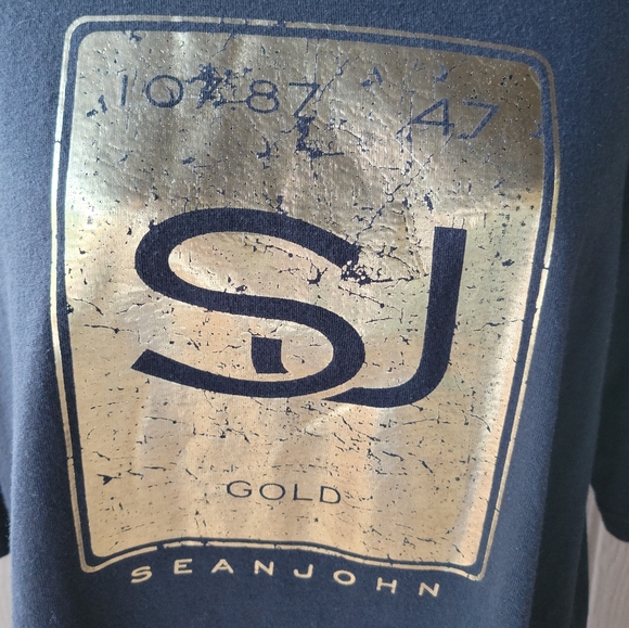 Sean John Original Fit Black & Gold Logo T-Shirt. Size- XXL - Picture 4 of 9